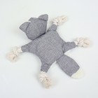 Игрушка текстильная с канатом «Енот» с пищалкой, шуршащая, 26×28 см - Фото 5