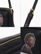 Сумка женская на молнии TEXTURA 22×8×17 см, чёрная - Фото 3