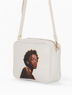 Сумка женская на молнии TEXTURA, 22×8×17 см, с цветным принтом, белая - Фото 5