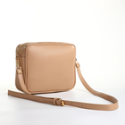 Сумка женская на молнии TEXTURA, маленького размера, цвет бежевый - Фото 3