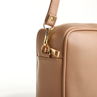 Сумка женская на молнии TEXTURA, маленького размера, цвет бежевый - Фото 6