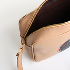 Сумка женская на молнии TEXTURA, маленького размера, цвет бежевый - Фото 9
