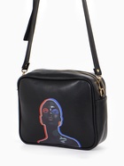 Сумка женская на молнии TEXTURA, 22×8×17 см, с цветным принтом, чёрная - Фото 4