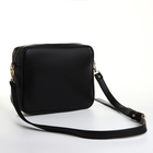 Сумка женская на молнии TEXTURA, 22×8×17 см, чёрная - Фото 3