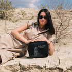 Сумка женская на молнии TEXTURA, 22×8×17 см, чёрная - Фото 2