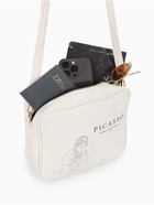 Сумка женская на молнии TEXTURA, 22×8×17 см, белая - Фото 10