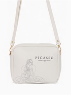 Сумка женская на молнии TEXTURA, 22×8×17 см, белая - Фото 2