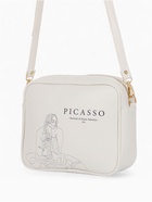 Сумка женская на молнии TEXTURA, 22×8×17 см, белая - Фото 4