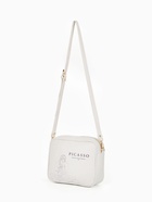 Сумка женская на молнии TEXTURA, 22×8×17 см, белая - Фото 5