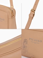 Сумка женская кросс-боди TEXTURA на молнии, 22×8×17 см, бежевая - Фото 3