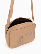 Сумка женская кросс-боди TEXTURA на молнии, 22×8×17 см, бежевая - Фото 8