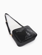 Сумка женская на молнии TEXTURA, 22×8×17 см, с принтом, чёрная - Фото 7