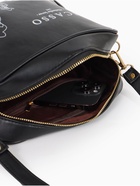 Сумка женская на молнии TEXTURA, 22×8×17 см, с принтом, чёрная - Фото 8