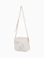 Сумка женская на молнии TEXTURA, 22×8×17 см, с принтом, белая - Фото 5