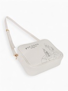 Сумка женская на молнии TEXTURA, 22×8×17 см, с принтом, белая - Фото 7