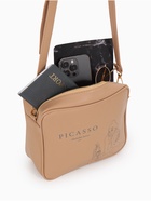 Сумка женская кросс-боди TEXTURA на молнии, 22×8×17 см, с принтом, бежевая - Фото 10