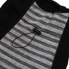 Бафф спортивный с фильтром «Мастер К», для защиты от ветра и пыли, мужской, серо-чёрный - Фото 4