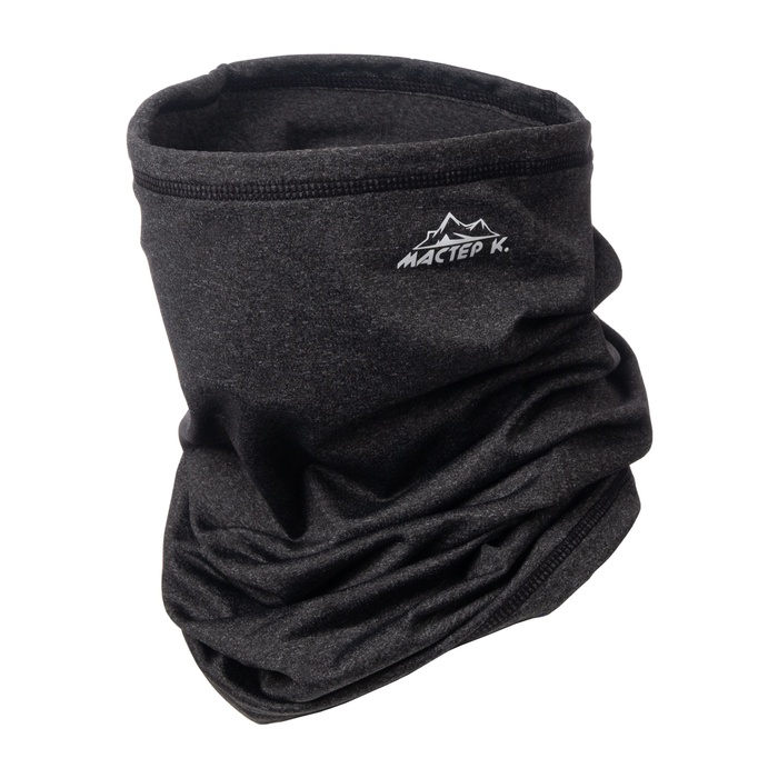 Бафф спортивный «Мастер К» для защиты от ветра и пыли, мужской, графит - Фото 1