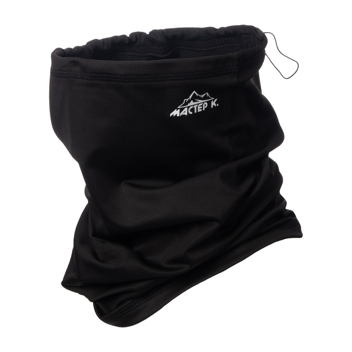 Бафф спортивный «Мастер К» для защиты от ветра и пыли, мужской, чёрный - Фото 1