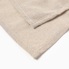 Фартук кухонный «Этель» HOME, 60×75 см, 50% хлопок, 50% лен, бежевый - Фото 3