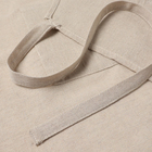 Фартук кухонный «Этель» HOME, 60×75 см, 50% хлопок, 50% лен, бежевый - Фото 4