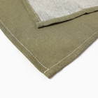 Фартук кухонный «Этель» HOME, 60×75 см, 50% хлопок, 50% лен, зелёный - Фото 5