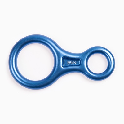 Спусковое устройство «Восьмёрка классическая», 14×7 см, 35 KN, синее