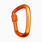 Карабин с муфтой «Мастер К», 8×4.5 см, 26 KN, оранжевый - Фото 1