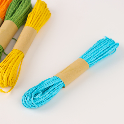 Рафия «Пальма», длина 1шт. — 10 м., набор 6 шт., цвет МИКС