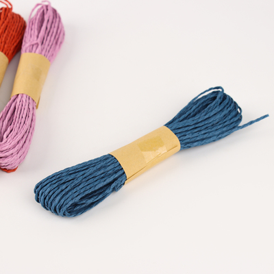 Рафия «Долина», длина 1шт. — 10 м., набор 6 шт., цвет МИКС