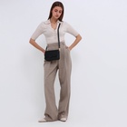 Сумка женская мессенджер на магните, 20×7×12 см, чёрная - Фото 3