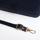 Сумка женская мессенджер на магните, 20×7×12 см, синяя - Фото 5