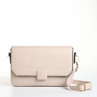 Сумка женская мессенджер на магните, 20×7×12 см, молочная - Фото 12