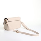 Сумка женская мессенджер на магните, 20×7×12 см, молочная - Фото 9