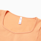 Топ с длинным рукавом MINAKU: SPORTLY; цвет оранжевый р-р S - Фото 9