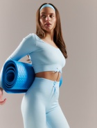 Топ с длинным рукавом MINAKU цв.голубой р-р M - фото 809444882