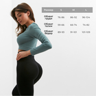 Топ с длинным рукавом MINAKU: SPORTLY; цвет зелёный р-р M - фото 24714774