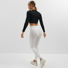 Топ с длинным рукавом MINAKU: SPORTLY; цвет чёрный р-р M - фото 25306527