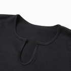 Топ с длинным рукавом MINAKU: SPORTLY; цвет чёрный р-р M - фото 25306529