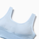 Топ MINAKU: SPORTLY, цвет голубой р-р S - фото 24638301