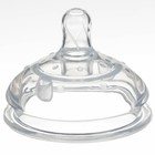 Бутылочка для кормления M&B, широкое горло Ø70 мм, от 6 мес, 250 мл, с ручками, силиконовая колба, зеленый - Фото 7