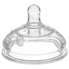 Бутылочка для кормления M&B, широкое горло Ø70 мм, от 6 мес, 250 мл., с ручками, силиконовая колба, розовый - Фото 7