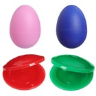 Погремушки «Перкуссионные маракасы: яички, кастаньеты», от 3 мес., 4 шт., МИКС - Фото 3