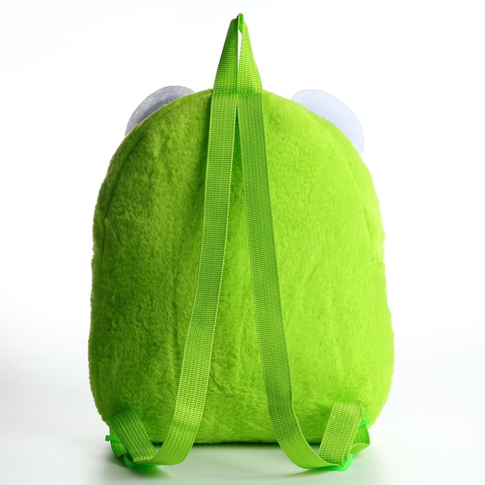 Рюкзак плюшевый детский "Котолягушка", 30*25*7 см, вставка из искусственной кожи