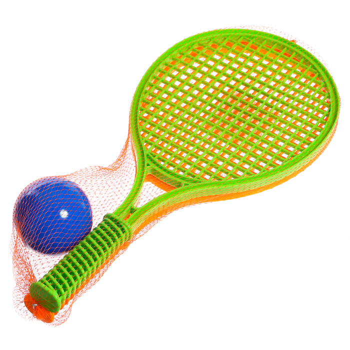 Набор ракеток «Большой Теннис», 2 ракетки, шарик - фото 1906688174