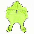 Комбинезон для собак, демисезонный с козырьком, размер S (ДС 28, Ог 41, ОШ 31 см), зелёный - Фото 11