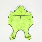Комбинезон для собак, демисезонный с козырьком, размер XL (ДС 40, Ог 58, ОШ 43 см), зелёный - Фото 11