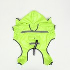 Комбинезон для собак, демисезонный с козырьком, размер XL (ДС 40, Ог 58, ОШ 43 см), зелёный - Фото 12