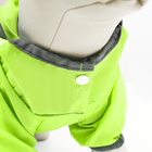 Комбинезон для собак, демисезонный с козырьком, размер XL (ДС 40, Ог 58, ОШ 43 см), зелёный - Фото 8