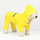 Комбинезон для собак, демисезонный с подкладом, размер ХS (ДС 22, Ог 34 см), жёлтый - Фото 2